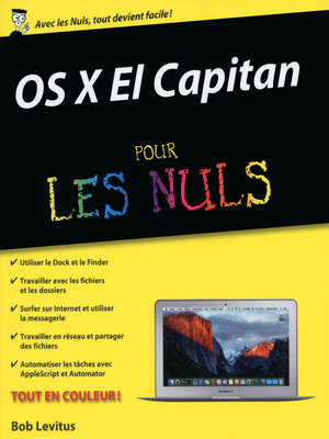 cover image of OS X El Capitan Pour les Nuls